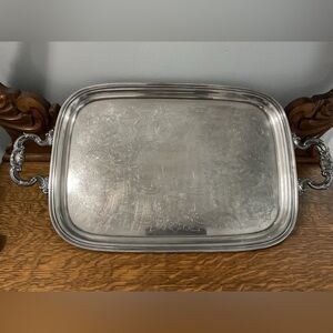 🌹 Gorham Duchess Silverplate Tray YC1901-7 Victorian Style 🌹